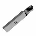 Champion Cutting Tool 1/4in x 1/4in x 2in - AR Brazed Carbide Tool Bit - Straight Turning Tool, 12PK CHA AR4-883